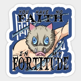 Inosuke's Fortitude Sticker